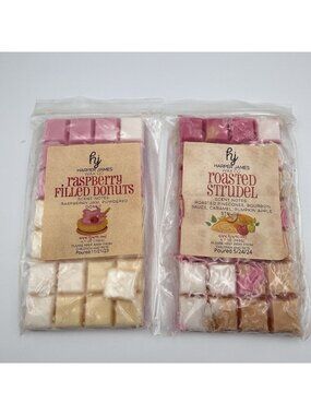 Harper James 6 oz Break Away Bricks Vendor Wax Melts Raspberry Donut & Strudel